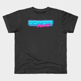 ZOMBIE SQUAD 80s Text Effects 6 Kids T-Shirt